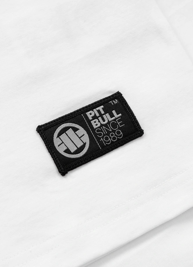 Koszulka męska tank top Pitbull Small Logo biała