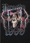 Koszulka męska t-shirt oversize Prosto Urbgym sprany czarny