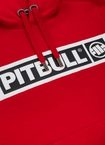 Bluza męska z kapturem Pitbull Pit Bull Sherwood czerwona