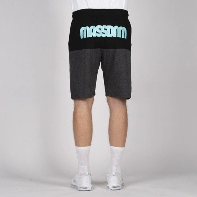 Spodenki Szorty Mass Denim Sweatshorts Separate black/grey