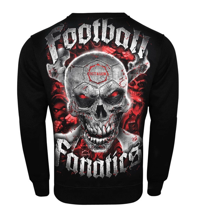 Bluza męska Octagon Football Fanatics crewneck czarna