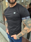 Koszulka męska t-shirt FURIA czarna białe logo