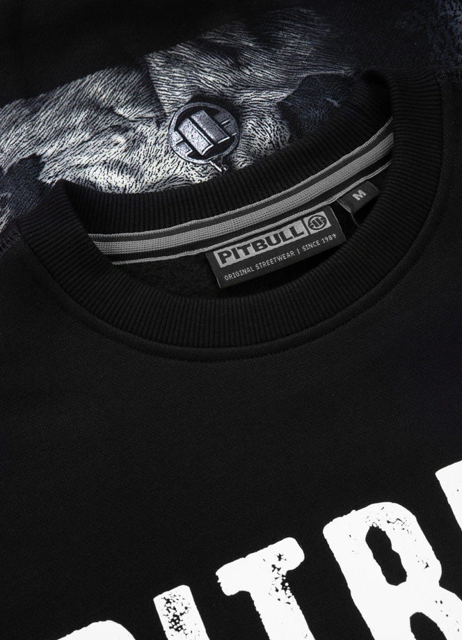 Bluza męska Pitbull Pit Bull Street King crewneck czarna