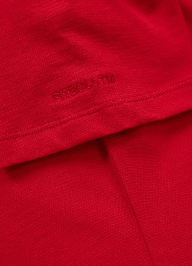 Koszulka t-shirt damska Pit Bull Pitbull USA CAL czerwona