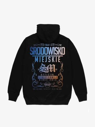 Bluza z kapturem Środowisko Miejskie Theme 2.0 czarna