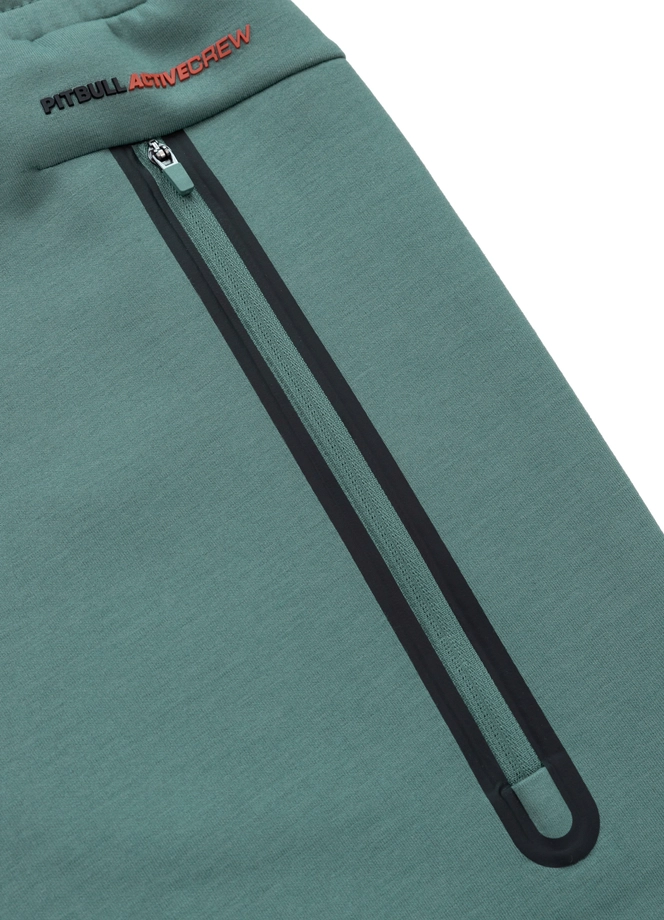 Spodenki szorty dresowe męskie Pitbull Explorer miętowe zielone