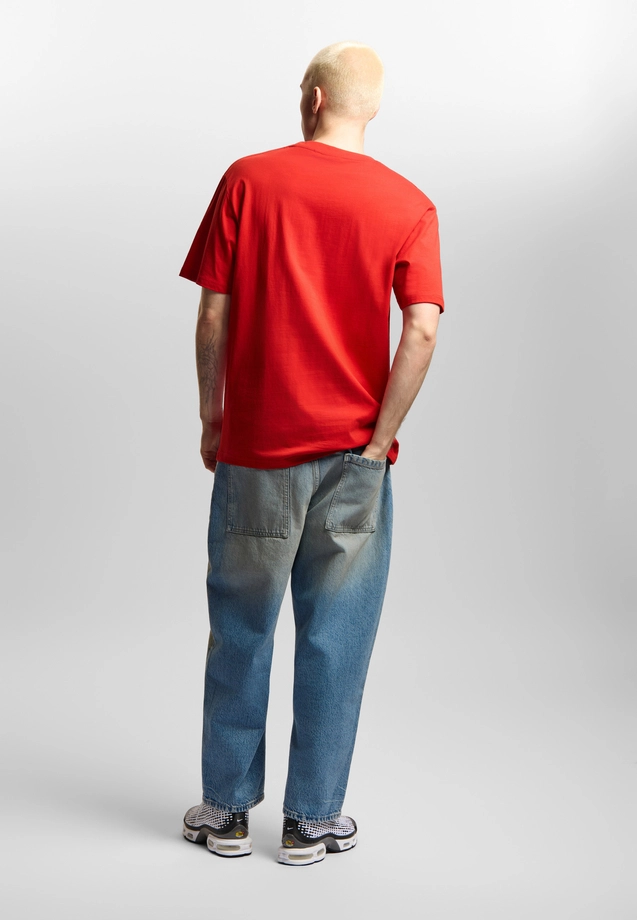 Koszulka męska t-shirt Prosto Small Shield czerwona