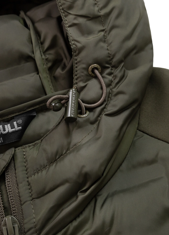 Kurtka męska przejściowa wiosenna Pit Bull Roxton Hooded zielona