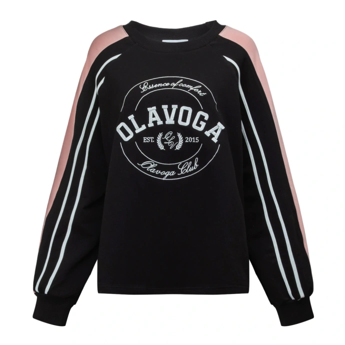 Bluza damska Olavoga Delora czarno/różowa