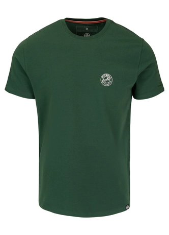 Koszulka męska T-Shirt Pit Bull Pitbull San Diego CA Small Logo Slim Fit zielona