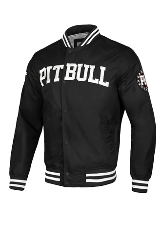 Kurtka męska przejściowa wiosenna Pit Bull Tyrian 2 Varsity Jacket 25 czarna