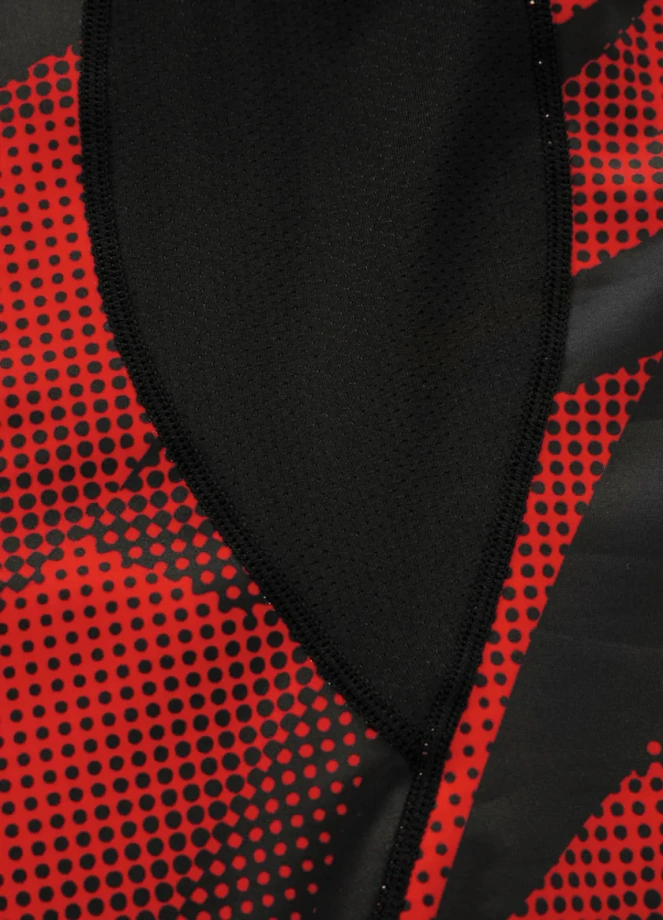 Koszulka męska rashguard Pit Bull Pitbull Longsleeve Dot Camo II czerwona