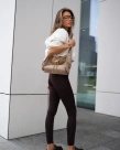 Legginsy damskie Olavoga LUXORA brązowe