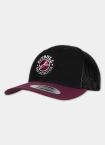 Czapka z daszkiem Snapback Trucker Pit Bull Pitbull San Diego CA czarno/bordowa