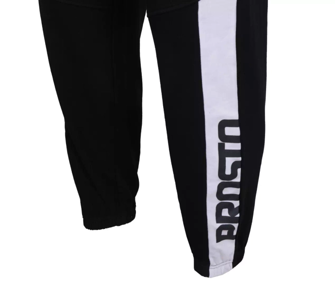 Spodnie dresowe męskie Prosto Klasyk Guss czarne