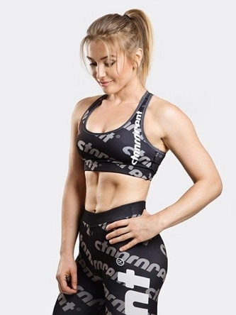 Top sportowy Stoprocent Simple Pattern black