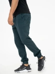 Spodnie męskie Materiałowe Jogger Jigga Wear Crown bottle green zielone