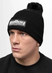 Czapka zimowa z pomponem Pit Bull One Tone Boxing czarna