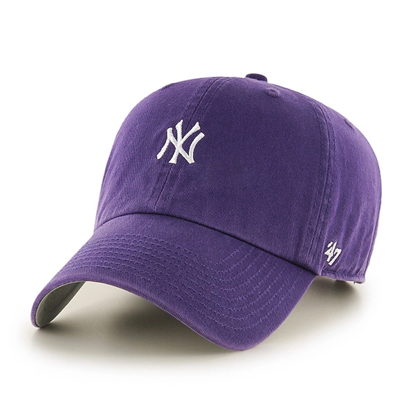 Czapka z daszkiem 47 Brand New York Yankees Purple Base Runner Clean Up fioletowa