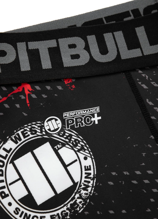 Leginsy techniczne Pit Bull Pitbull Leggins Blood Dog 2 czarne