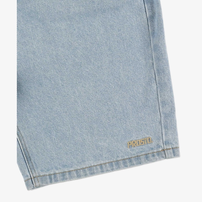 Spodenki męskie jeansowe Prosto Jang Regular jasno niebieskie