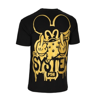 Koszulka męska T-shirt Dudek P56 System złoto/czarna