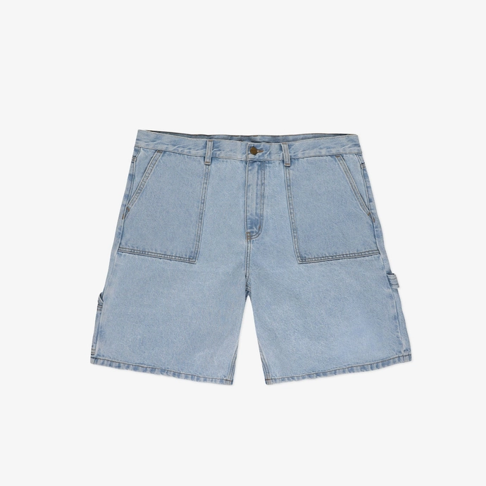 Spodenki męskie jeansowe Prosto Zaxx Baggy jasno niebieskie