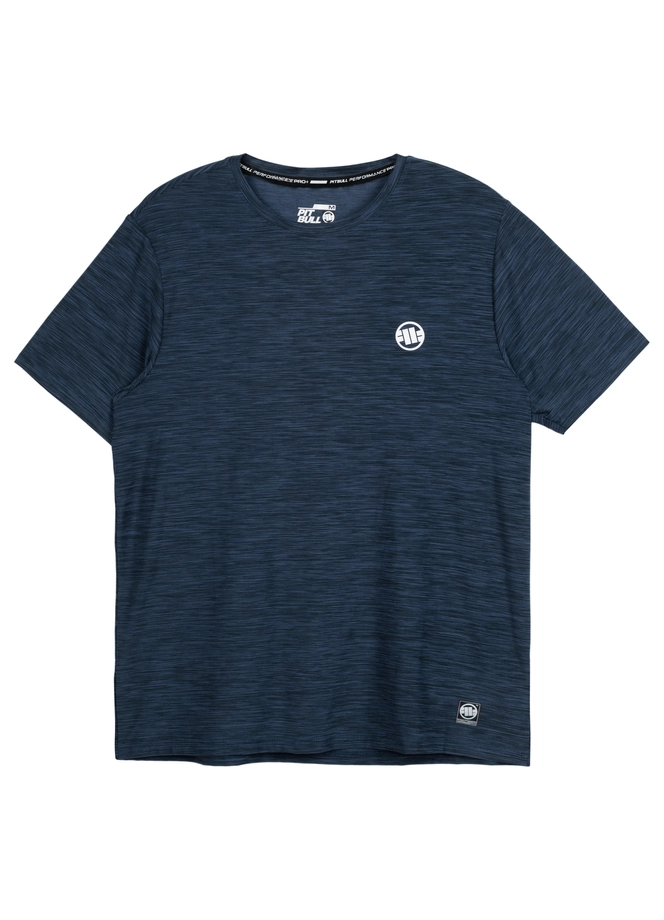 Koszulka męska T-shirt Pit Bull Performance Pro+ Casual Sport Small Logo granatowa