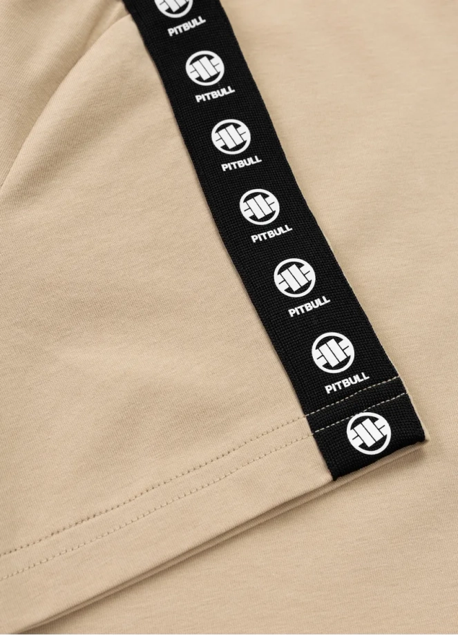 Koszulka damska T-shirt Pit Bull Tape Nugget beżowa