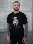 Koszulka męska t-shirt Środowisko Miejskie All time on tour Bear czarna