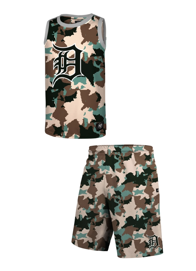Komplet męski '47 Brand Detroit Tigers Digital Star Future camo