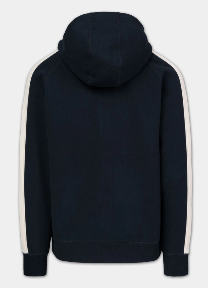 Bluza męska rozpinana z kapturem Pit Bull San Diego CA ciemno granatowa