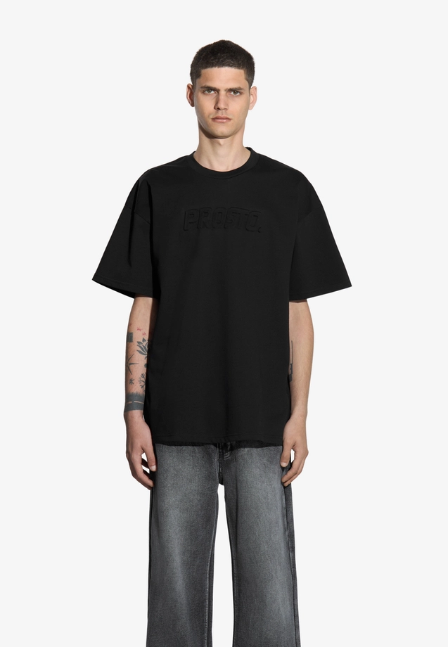 Koszulka męska t-shirt oversize Prosto Zont czarna