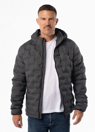 Kurtka zimowa męska Pit Bull Camino szara grafitowa