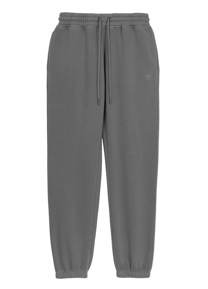 Spodnie dresowe damskie oversize Pitbull Pit Bull Manzanita szare