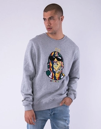 Bluza Cayler & Sons Crowned crewneck grey