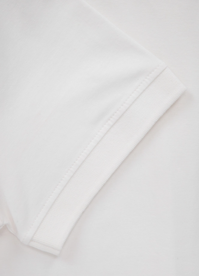 Koszulka męska Polo Pit Bull Pitbull Jersey Small Logo 25 Slim Fit biała