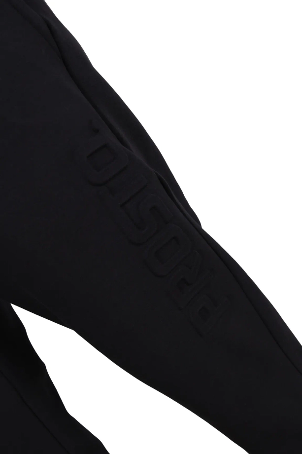 Spodnie dresowe męskie Prosto Klasyk Zink czarne