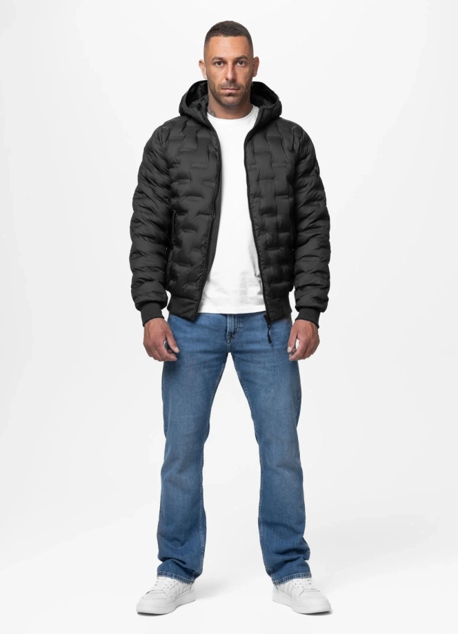 Kurtka zimowa męska Pit Bull Fisk czarna