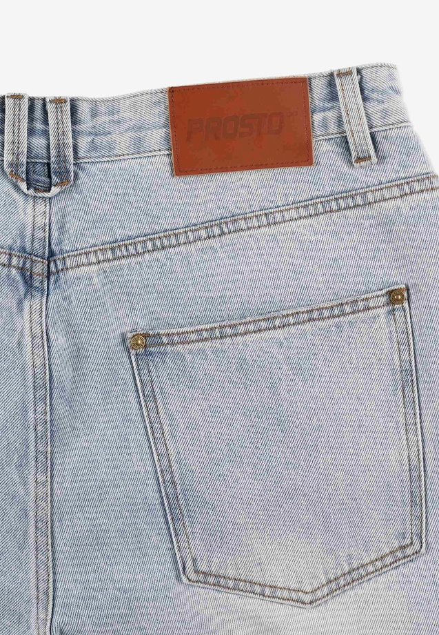 Spodnie męskie Jeans Regular Prosto Bunker niebieskie