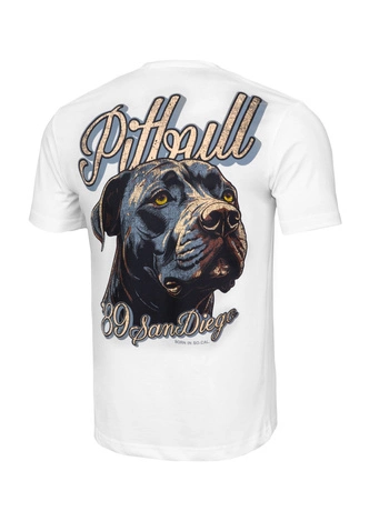 Koszulka męska T-Shirt Pit Bull Pitbull Orginal biała