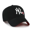 Czapka z daszkiem 47 Brand New York Yankees Icon Clean Up czarna