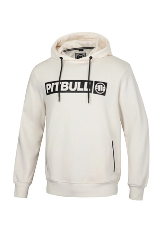 Bluza z kapturem Pitbull Pit Bull Hilltop Terry hooded beżowa