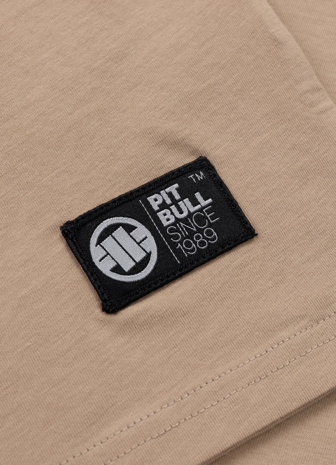 Koszulka męska T-Shirt Pit Bull Pitbull Parabellum Savana beżowa