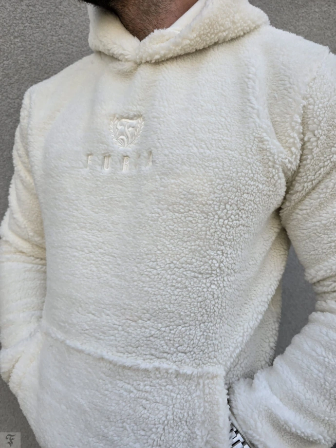 Bluza męska sherpa FURIA Elite beżowa
