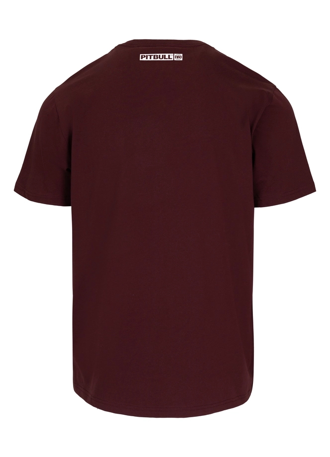 Koszulka męska T-Shirt Pit Bull Pitbull Hilltop 25 ciemno bordowa