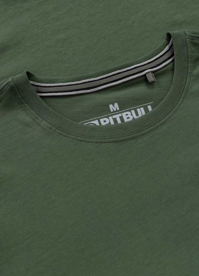 Koszulka męska T-Shirt Pit Bull Pitbull Shot For Shot zielona