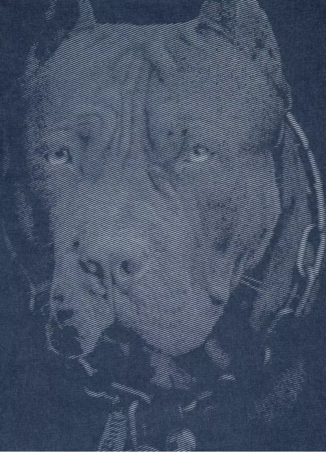 Koszulka męska T-Shirt Pit Bull Pitbull Denim Washed Born In 1989 niebieska