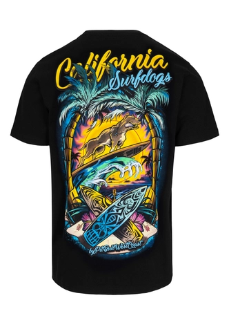 Koszulka męska T-Shirt Pit Bull Pitbull Surfdog czarna