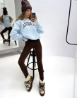 Legginsy modelujące OLAVOGA NEBULA brązowe